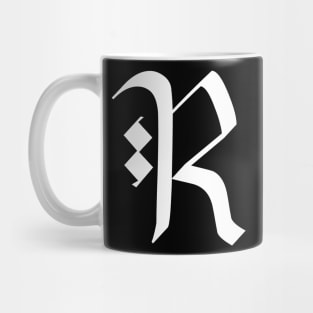 R Typography Mug